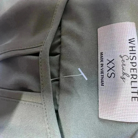 Whisperlite Scrubs Women's Sage Green Top XXS - Picture 7 of 7